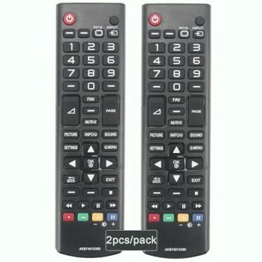 Imagem de  Controle remoto de substituição AKB74915380, controle remoto universal adequado para LG LCD LED UHD QLED Mini LED Smart TVs