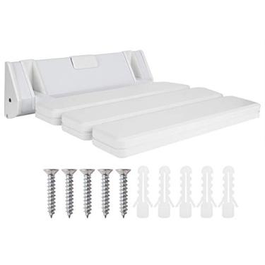 Imagem de Banho de chuveiro de parede de parede Qanyegn, cadeira dobrável de chuveiro, banheira de banheiro acessórios para banheira de banheiro dentro do chuveiro Pequeno espaço