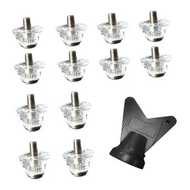 Imagem de menolana 12pcs Football Bot Spikes Rugby Studs parafuso de rosca estável 5 mm DIA DIA NONSLIP CLAETS de BOTA de FUTE