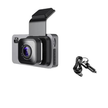 Imagem de 4K Car DVR WiFi GPS compatível com Dash Cam Câmera de visão traseira do veículo 2016P Car Drive Video Recorder Night Vision Auto Dashcam Acessórios para carro(DVR WiFi GPS,32G TF Card)