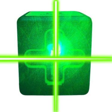 Imagem de Nível Laser Profissional 2 Linhas Verde 20mts E Suporte Imã - Genérico
