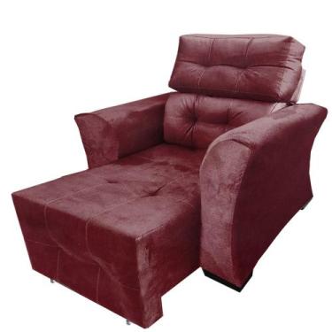 Imagem de Poltrona Amamentação Reclinável Retrátil Grécia - Silverio Decor, Bord