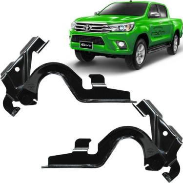 Imagem de Par Braço Dobradiça Capo Toyota Hilux 2016 2017 2018 2019 20 - NIKA