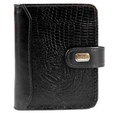 Imagem de Carteira Feminina de Couro Artlux 032, Preto