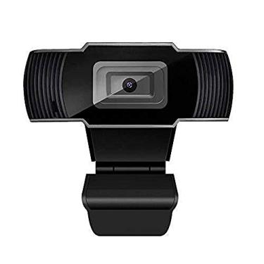 Imagem de Webcam 480P HD Autofocus Widescreen Web Camera Cam com microfones de redução de ruído usado para gravação de chamadas de vídeo para computador desktop laptop adequado para computador doméstico Equi