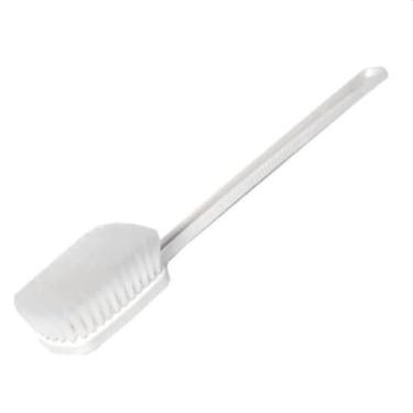 Imagem de Escova de Banho Longa 40cm Cabo Ergonômico, Cerdas Suaves para Pele Sensível, Ideal para Costas e Corpo Limpeza Profunda e Relaxante