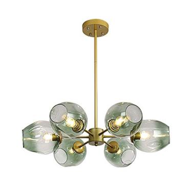 Imagem de LILINWAN Lustres Sputnik de metal 12, lustre