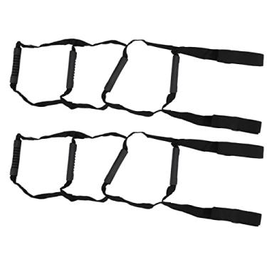 Imagem de Cama Sit Up Helper Bed Ladder Assist Paciente Pull Up Assist Strap Ajustável Quatro Seções Nylon Bed Ladder Assist Handle para Os Idosos 2PCS