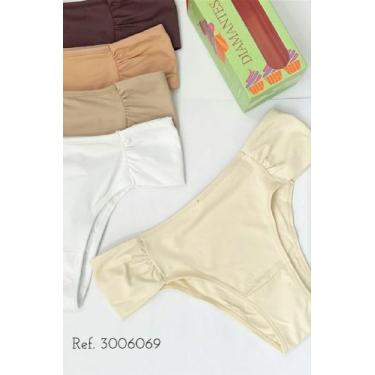 Imagem de kit com 5 Calcinhas Bombom de Microfibra Cupcake - Diamantes Lingerie 