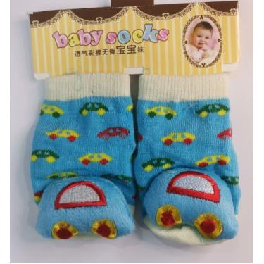 Imagem de Meia infantil Quente Proteção Frio com Bichinho bolinha antiderrapante