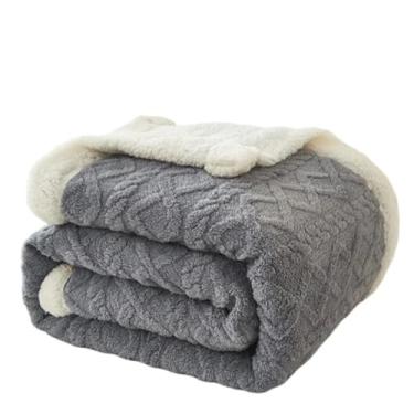 Imagem de Cobertor Manta Com Sherpa Dupla Face Casal Luxuoso 2,20x1,90 (Cinza)