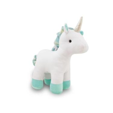 Imagem de Unicórnio de Pelúcia 30cm Decoração Infantil Anti-alérgico - Toybrink,