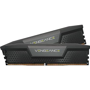 Imagem de CORSAIR Memória de computador Vengeance DDR5 RAM 32GB (2x16GB) 6400MHz CL36 Intel XMP iCUE compatível - Preto (CMK32GX5M2B6400C36)