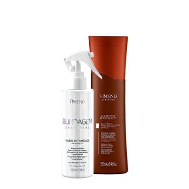Imagem de Kit Amend Realce da Cor Cobre Effect Cabelos Iluminados Shampoo e Fluí