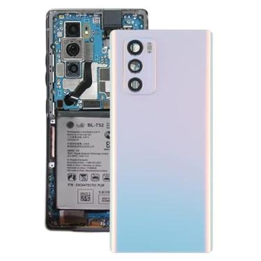 Imagem de YUNCHAO Acessórios telefônicos Tampa original da bateria traseira para lg asa 5g lmf100n lm-f100n lm-f100v lm-f100 Substituição do telefone celular
