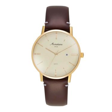Imagem de Relogio Mondaine Masculino Ref: 32888gpmvdc2 Clássico Dourado 1954