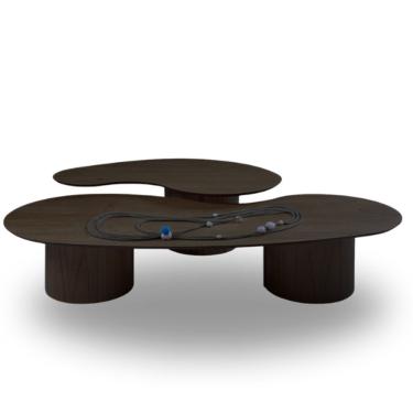 Imagem de Mesas de Centro Orgânica Vincent 135x60 Ébano