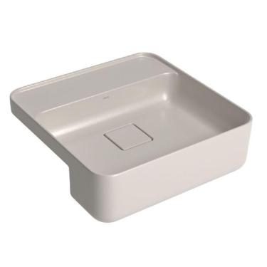 Imagem de Cuba Semiencaixe Quadrada 40cm Deca Barbante L.61040.m.26