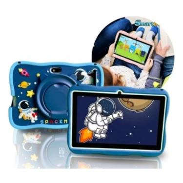 Imagem de Tablet Infantil Kids Astronauta 4/64GB Com Caneta Touch (Azul)