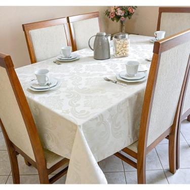 Imagem de Toalha de Mesa Jacquard 04 Lug Cozinha quadrada