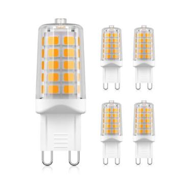 Imagem de Lâmpadas LED GOHDLAMP G9 4W 2700K, branco quente, 450 ml, pacote com 5