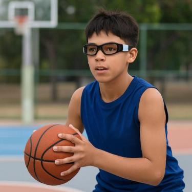 Imagem de Óculos-proteção infantil p/ esportes ao ar livre aceita grau - ALÍKI, 