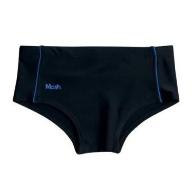 Imagem de Sunga Infantil Meninos Slip Moda Praia Mash, M, Preto