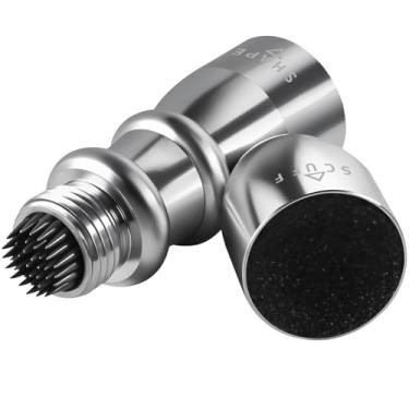 Imagem de Vastarsky Ferramenta de ponta de taco 3 em 1, modelador profissional de ponta de sinuca, ferramenta de acessórios para tacos de bilhar, Scuffer, Shaper, aerador