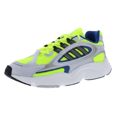Imagem de Adidas OZMILLEN Trainer Tênis de corrida e treinamento masculino, Amarelo solar/prata metálico/preto central, 46