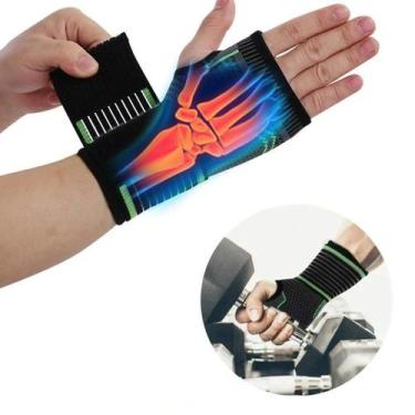 Imagem de Munhequeira Para Tendinite Órtese Ajustável Pulso Elástica - Shop Mix