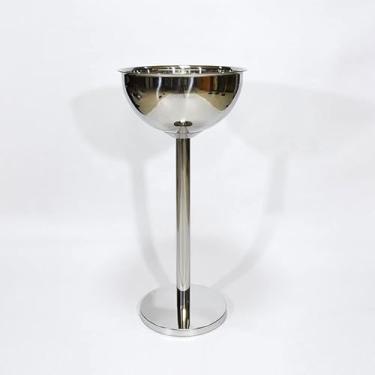 Imagem de balde de gelo para festas Balde de gelo vertical com rack balde de champanhe aço inoxidável engrossado bacia de vinho de gelo bar mercadorias bebidas acessórios de bar recipiente de gelo balde de