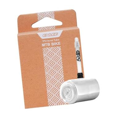 Imagem de Colaxi Câmara de ar TPU para bicicleta, acessórios, portátil, removível, compacta, resistente a perfurações, proteção, reparo, manutenção, válvula central, 27.5 Inch
