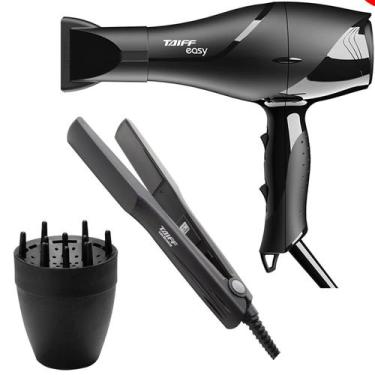 Imagem de KIT TAIFF - SECADOR EASY 1700W 127V + PRANCHA CERAMICA 180ºC + DIFUSOR