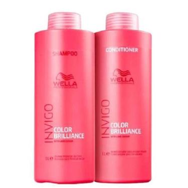 Imagem de Wella Professionals Invigo Color Brilliance Shampoo + Condicionador 1L