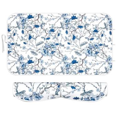 Imagem de 1 tapete de engomar 122 cm x 71 cm para mesa de ferro em qualquer lugar, almofada de passar a ferro portátil para prensagem a vapor na mesa ou cama, resistente ao calor, portátil, colcha e cobertor de
