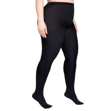 Imagem de Meia Calça Feminina Loba Fio 180 Opaca Plus Size Raschel Lupo, XG, Pre
