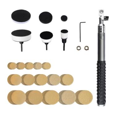 Imagem de Stgfyxgs Kit de Lixadeira de Tigela, Kit de Lixadeira de Madeira, Empunhadura Confortável, Mandril Profissional de 1/4, Disco de Lixa de 1" 2" 3"