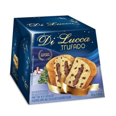 Imagem de Chocottone Trufado com Gotas de Chocolate Di Lucca 500Gr - Santa Edwig