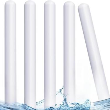 Imagem de RHUISHU 5 varões de secagem de varão de absorção de água para brinquedos, roupas, artigos secos, geladeira, desodorização, secador, varão, dessecante, diatomita, vara reutilizável, à prova de umidade