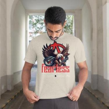 Imagem de Camiseta Casual Masculina Autêntica Moderna Estampa DTF Malha Algodão Confortável do P ao G1-Masculino