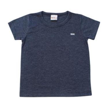 Imagem de Camiseta Flamê Infantil Manga Curta Lisa 200018 - Kaiani-Masculino