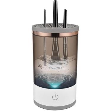 Imagem de Higienizador Elétrico de Pincéis e Esponjas de Maquiagem – Limpeza Automática com Água e Secagem Rápida, Portátil, Recarregável USB, Prático, Higiênico e Ideal para Uso Diário e Profissional