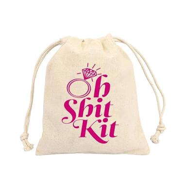 Imagem de BIG EVENTS Set of 10 hangover recovery kit bags wedding favor kit bag bachelorette party - Bachelor Survival Kit Party Bag - Drawstring Favor Bags - 5 * 7 Inch OSP