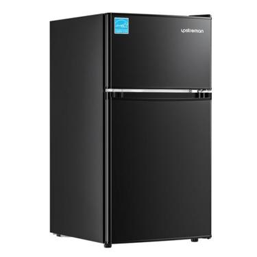 Imagem de Mini geladeira Upstreman 3,1 pés cúbicos com freezer preto