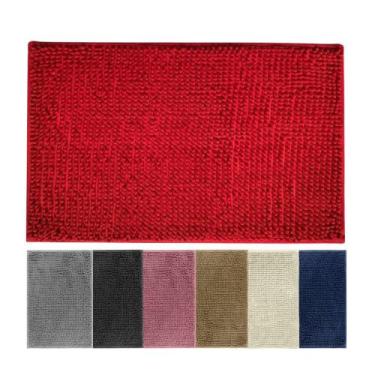 Imagem de Tapete Banheiro Super Macio Antiderrapante Bolinha Lava na máquina Vár