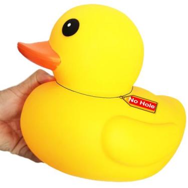 Imagem de Brinquedo de banho Kalafona Rubber Funny Ducks impermeável amarelo