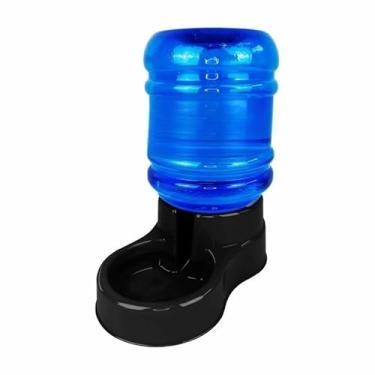Imagem de Bebedouro Pet Automático Para Cães e Gatos Bombona Galão 10L Mantém Água Limpa Sistema Automático Base Estável Bebedouro Pet (BrinqPet Preto)