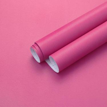 Imagem de Papel de parede Ismoon Pink Peel and Stick 45 cm x 10 m à prova d'água