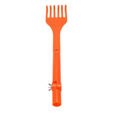 Imagem de GLOGLOW Mini Cabeça de Ancinho, Ferramenta de Plástico ABS de Limpeza Eficiente Com Alça Giratória para Fácil Remoção de Folhas Em Espaços Apertados