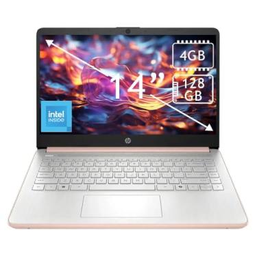 Imagem de HP Laptop para estudantes de negócios – Windows 11 Pro e Microsoft Office 365 de 1 ano | HD de 14 polegadas | Alimentado por AI, laptop longo Hr N-Serious | 16 GB de RAM, 128 GB UFS, 256 GB Extend